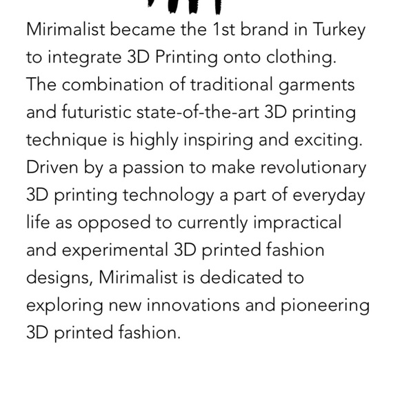 Mirimalist Brand 3D Printed Unique Dress Size Medium with Pockets - Picture 6 of 6